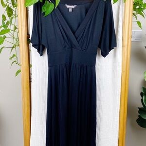 VOCABULARY‎ BLACK DRESS FLARE SLEEVE​​​​​